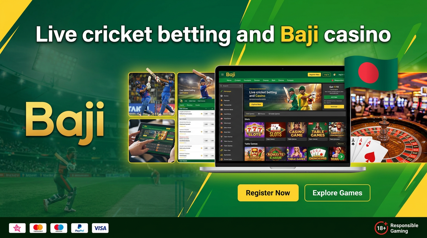 Baji live cricket betting and casino in Bangladesh